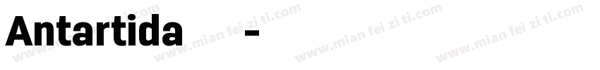 Antartida 字体下载字体转换